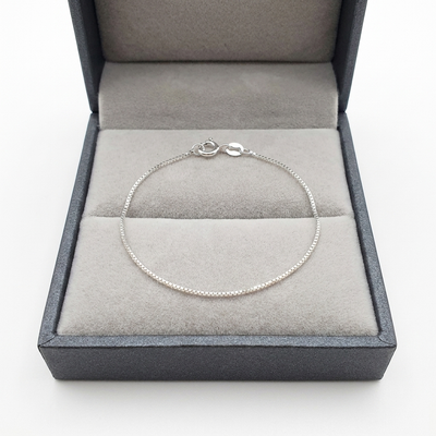 Pulseira veneziana em prata legítima 925 para crianças.